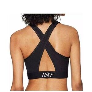 Nike Sports Bra Classic Crossback Black sz XS / S Removeable Pads Breathable